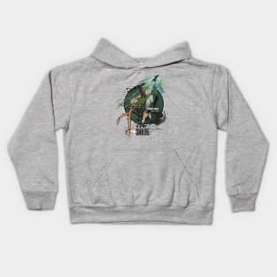 CAMMY: CANNON SPIKE ALPHA - GREEN Kids Hoodie